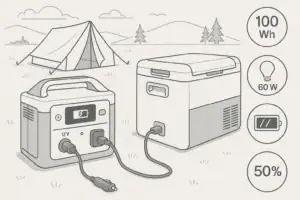Portable Power Station for Electric Coolers: 12V vs AC Runtime Planning