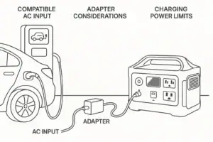 Can You Charge a Portable Power Station From an EV Charger? What Is Realistic?