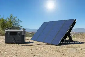 Best solar panel angle for charging a portable power station