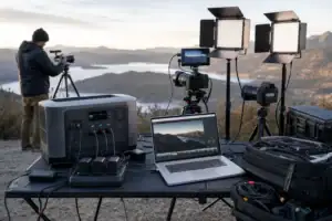 Portable Power Station for Photography and Video Shoots: Cameras, Lights, and Laptops