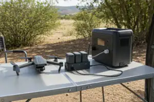 Portable Power Station for Drone Batteries: Charging Speed, Heat, and Field Setup