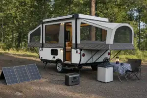 Portable Power Station for a Pop-Up Camper: Lights, Fans, Fridge, and Recharge Plan