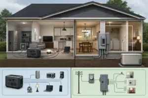 Portable Power Station vs Transfer Switch Setup: What Homeowners Should Understand